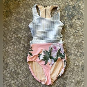 Albion “island fever” one piece swimsuit